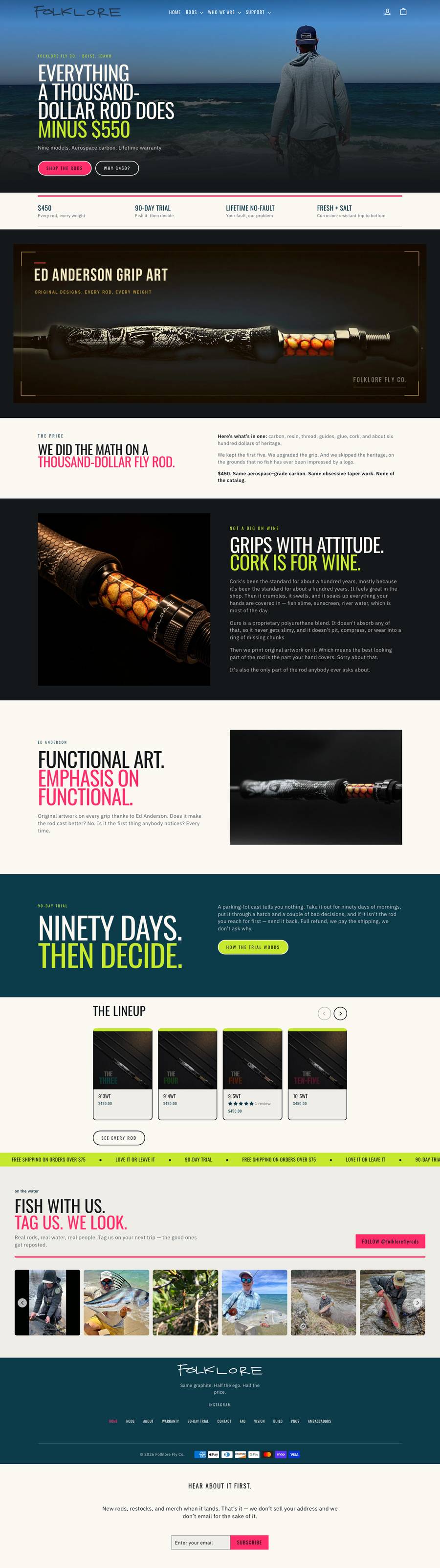 Live Folklore homepage, 7 October